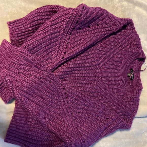 Pacsun Purple Magenta Knit Sweater 